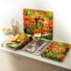 Discount Tempsl 2 couvre-plaques ou mur coquelicot