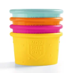 Tempsl 4 pots à glace silicone