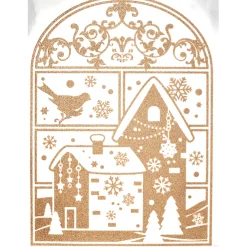 Hot Tempsl 4 stickers dorés