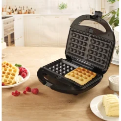 New Tempsl Appareil croque gaufre grill Techwood®