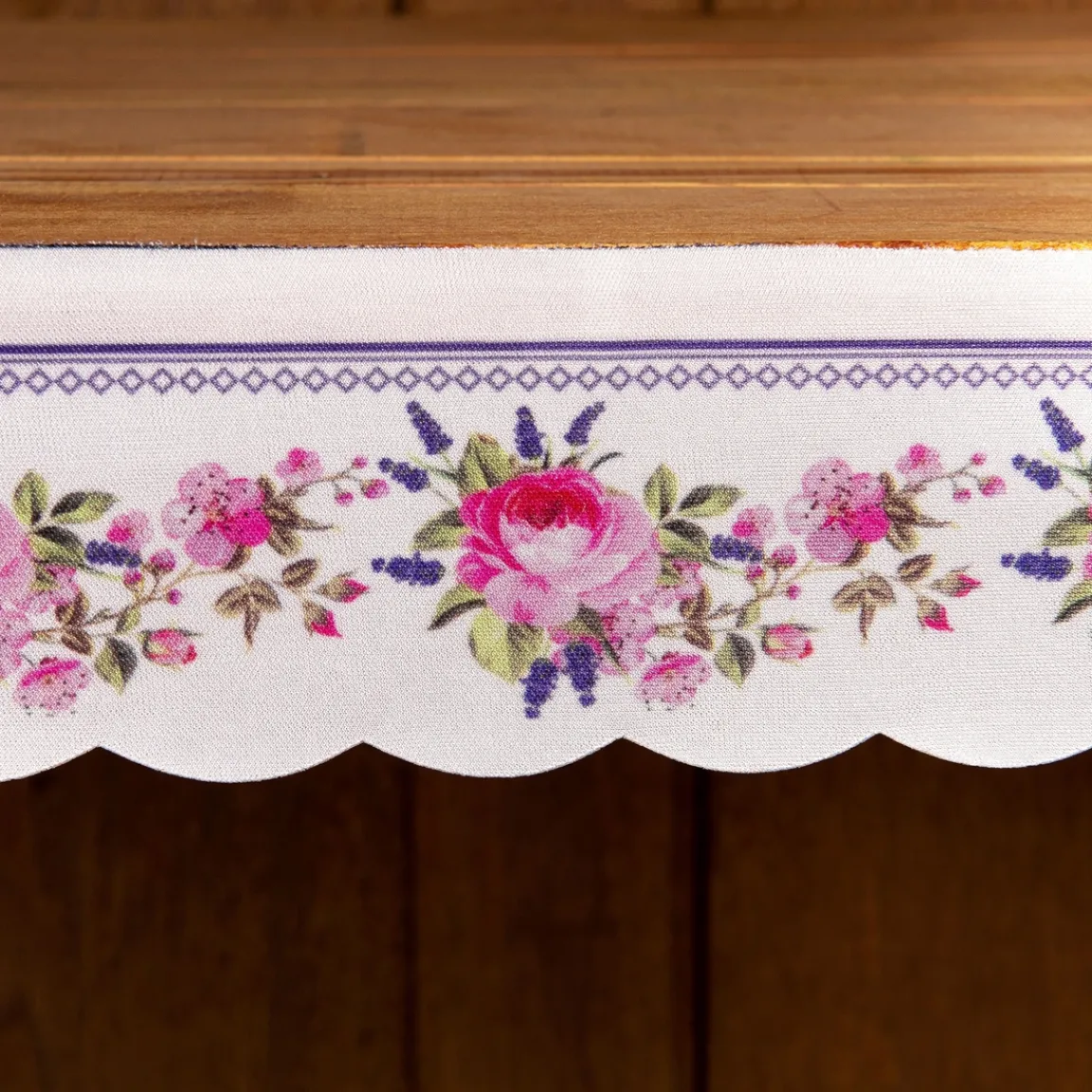 Tempsl Bordure d’étagère roses