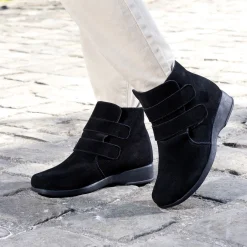 New Tempsl Bottines "Camille" Rouge ou Noir
