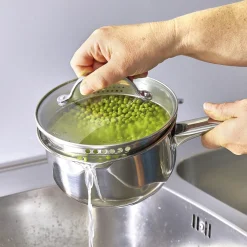 Clearance Tempsl Casserole-saucière couvercle passoire Pradel France ®