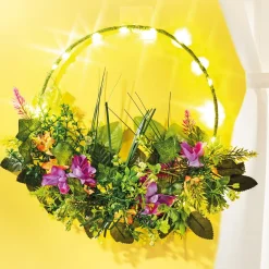 Clearance Tempsl Couronne de printemps LED