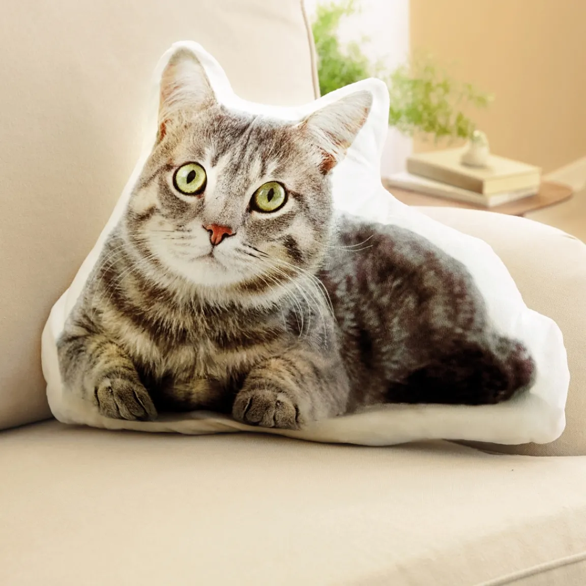 New Tempsl Coussin forme de chat