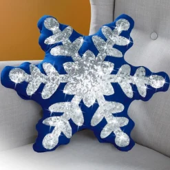 Outlet Tempsl Coussin forme de flocon