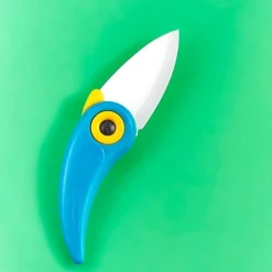 Online Tempsl Couteau céramique bleu