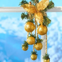 Online Tempsl Décoration Noël dorée