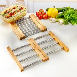 Discount Tempsl Dessous plat bambou/inox