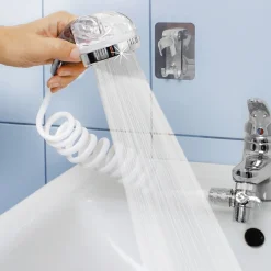 Clearance Tempsl Douchette avec tuyau spirale et support