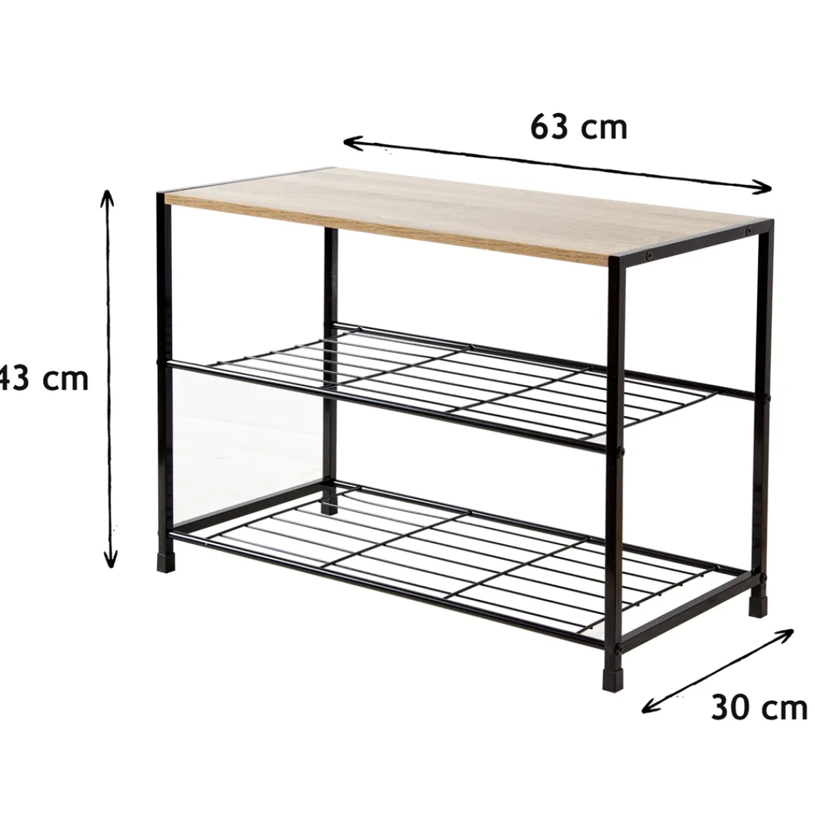 Clearance Tempsl Etagère à chaussures 3 niveaux