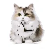 Hot Tempsl Horloge chat blanc