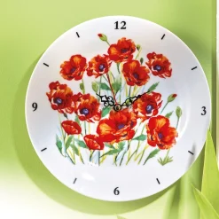 New Tempsl Horloge coquelicots