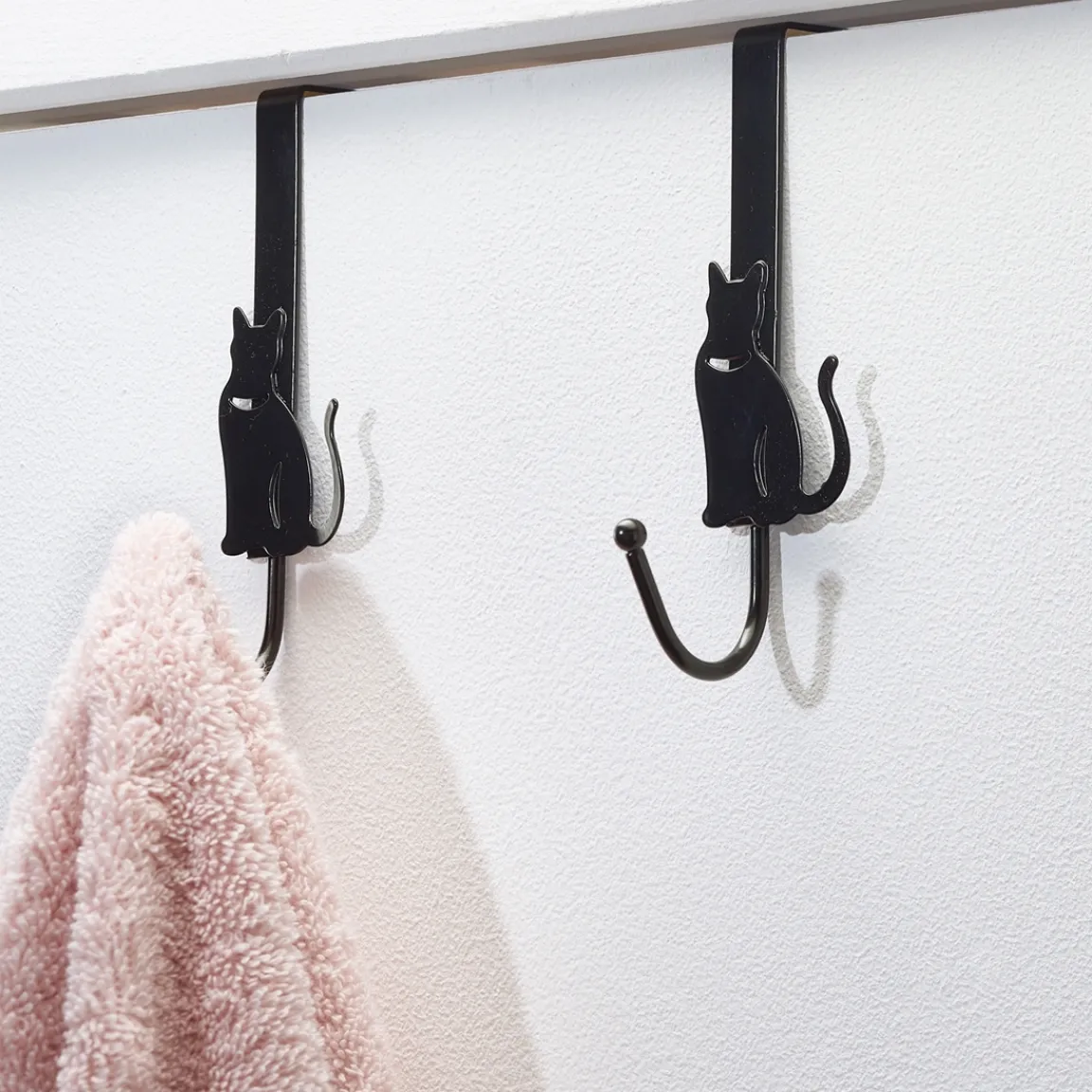 Outlet Tempsl Lot de 2 accroches serviette chat