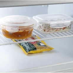 Hot Tempsl Lot de 3 boîtes borosilicate fleuries