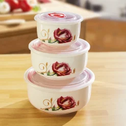 Outlet Tempsl Lot de 3 boîtes rose