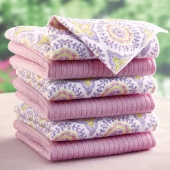 Hot Tempsl Lot de 6 chiffons microfibres ispahan