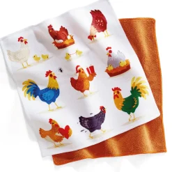 Sale Tempsl Lot de 6 chiffons microfibres poulettes