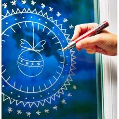 Hot Tempsl Lot de 2 craies liquides argent + or