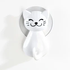 Tempsl Lot de 2 crochets à ventouse chat