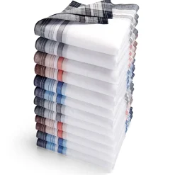 Best Tempsl Lot de 12 mouchoirs