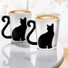 Discount Tempsl Lot de 2 mugs anses chat