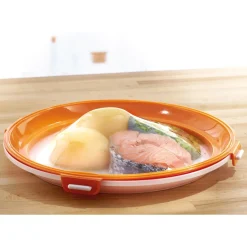 Hot Tempsl Lot de 2 ou 4 plats de conservation ronds