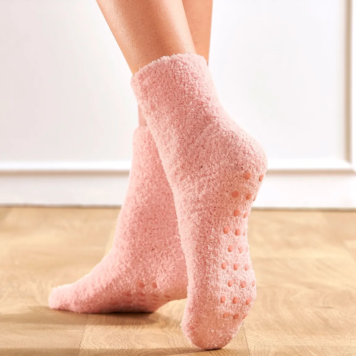 Clearance Tempsl Lot de 5 paires de chaussettes antidérapantes