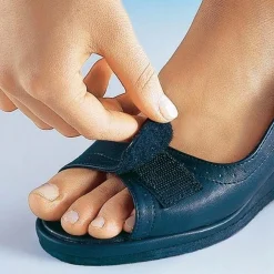 Tempsl Lot de 2 paires de sandales blanche et marine