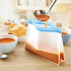 Outlet Tempsl Lot de 5 sachets réutilisables