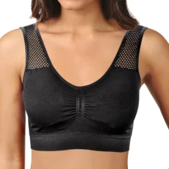 New Tempsl Lot de 3 soutiens-gorge respirants Noir/chair/blanc - taille XL