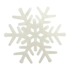 Clearance Tempsl Lot de 10 stickers flocons fluorescents