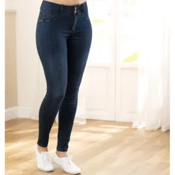 Discount Tempsl Magic jeans Bleu foncé