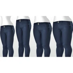 Discount Tempsl Magic jeans Bleu foncé