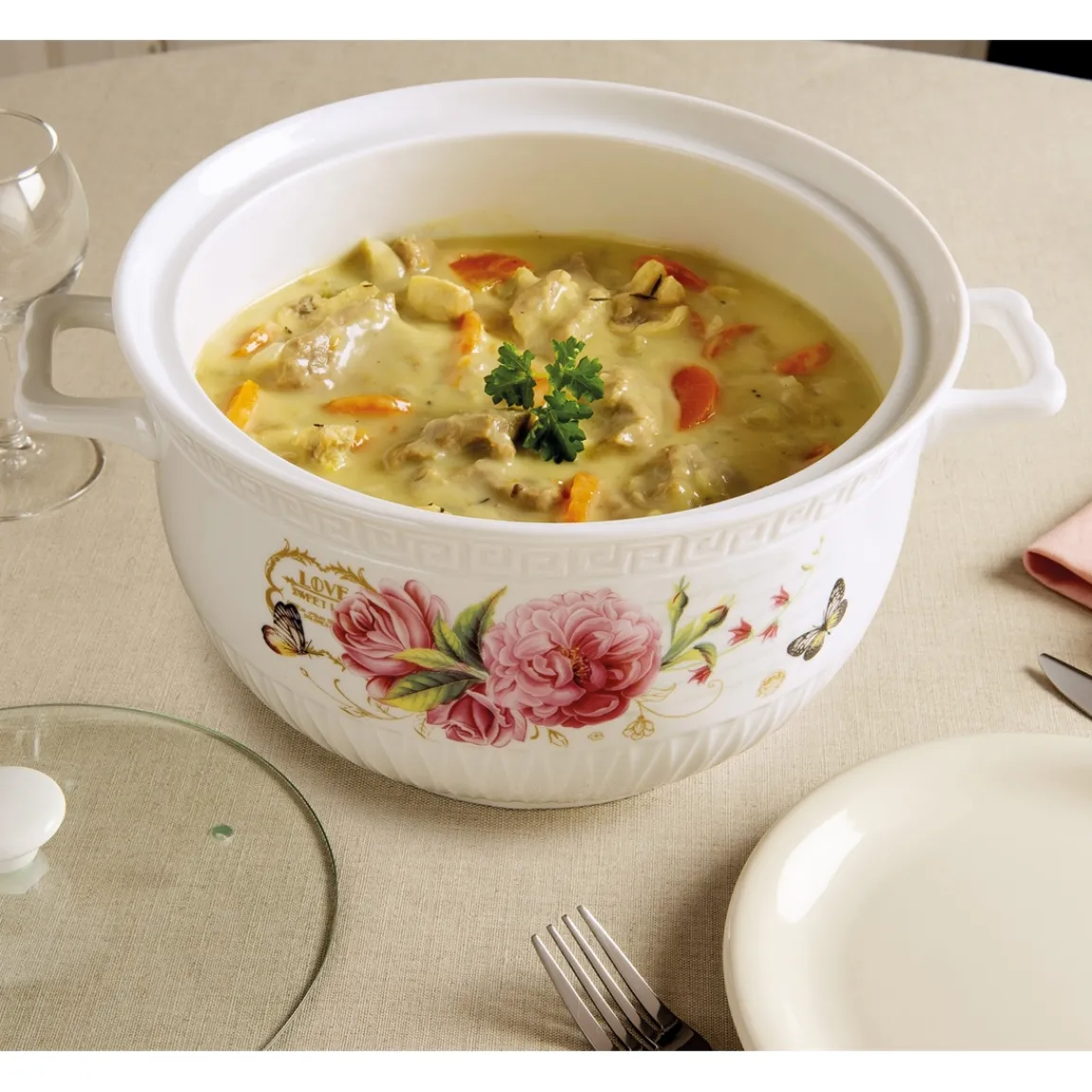 Discount Tempsl Marmite Céramique 1,5L pour 2 Personnes