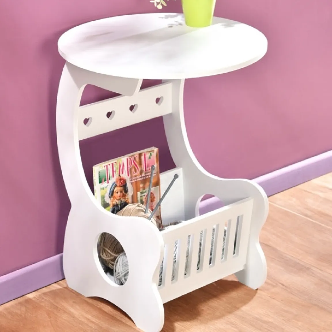 Best Tempsl Meuble blanc rond