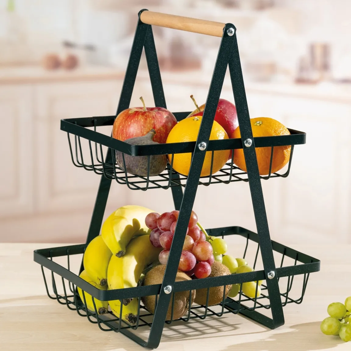 Tempsl Panier fruits double