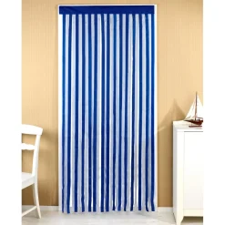 Outlet Tempsl Rideau de porte : Gris/blanc ou Bleu/blanc