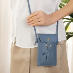 New Tempsl Sac pochette nœud bleu ou jaune