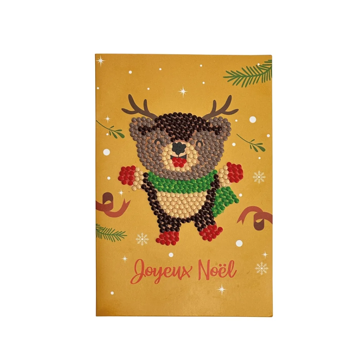 Outlet Tempsl Set de 4 cartes postales à diamanter Nouvel an