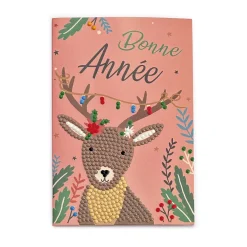 Outlet Tempsl Set de 4 cartes postales à diamanter Nouvel an