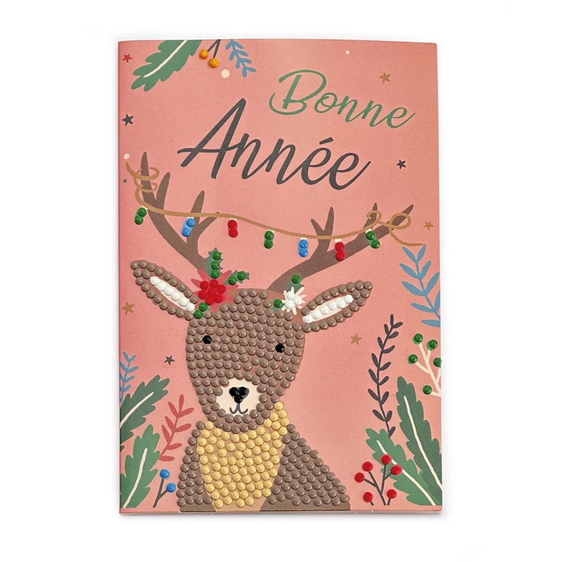 Outlet Tempsl Set de 4 cartes postales à diamanter Nouvel an