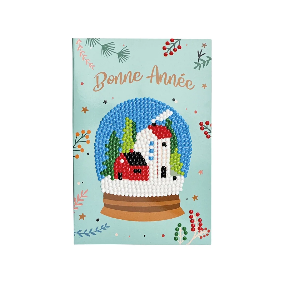 Outlet Tempsl Set de 4 cartes postales à diamanter Nouvel an