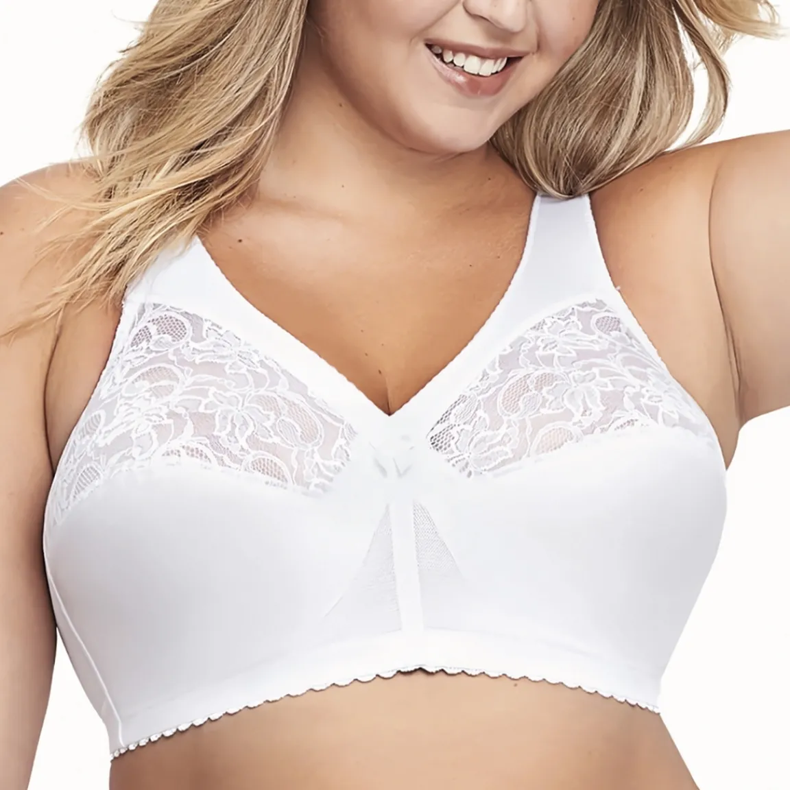 Online Tempsl Soutien-gorge Grand Soutien Magic Lift de Glamorise® Blanc - taille 95D