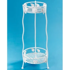 Clearance Tempsl Support piédestal blanc pour plante