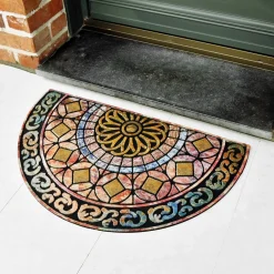 Hot Tempsl Tapis demi-lune vitraux