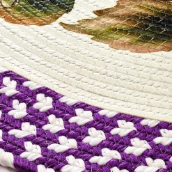 Hot Tempsl Tapis ovale raisins / Tapis demi-lune raisins