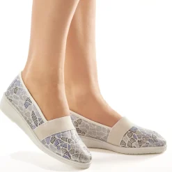 New Tempsl Trotteurs élastiqués effet reptile